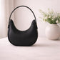 Half Moon Shoulder Bag Minimalist Elegant Handbag for Women – Black