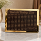 Umrah Saving Box - Best Quality Umrah Saving Box - Umrah Saving Box Dark Brown, Wooden Money Box for Umrah - 210,000