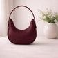 Half Moon Shoulder Bag Minimalist Elegant Handbag for Women – Black