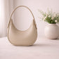 Half Moon Shoulder Bag Minimalist Elegant Handbag for Women – Black