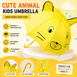 Small Kids Cartoon Umbrella – Multicolor, Random Shape & Design, Lightweight & Compact