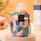 USB Baby Bottle Warmer with Adjustable Temperature Display – Portable Milk Warmer Sleeve for Car, Power Bank & Travel Use BPA -free
