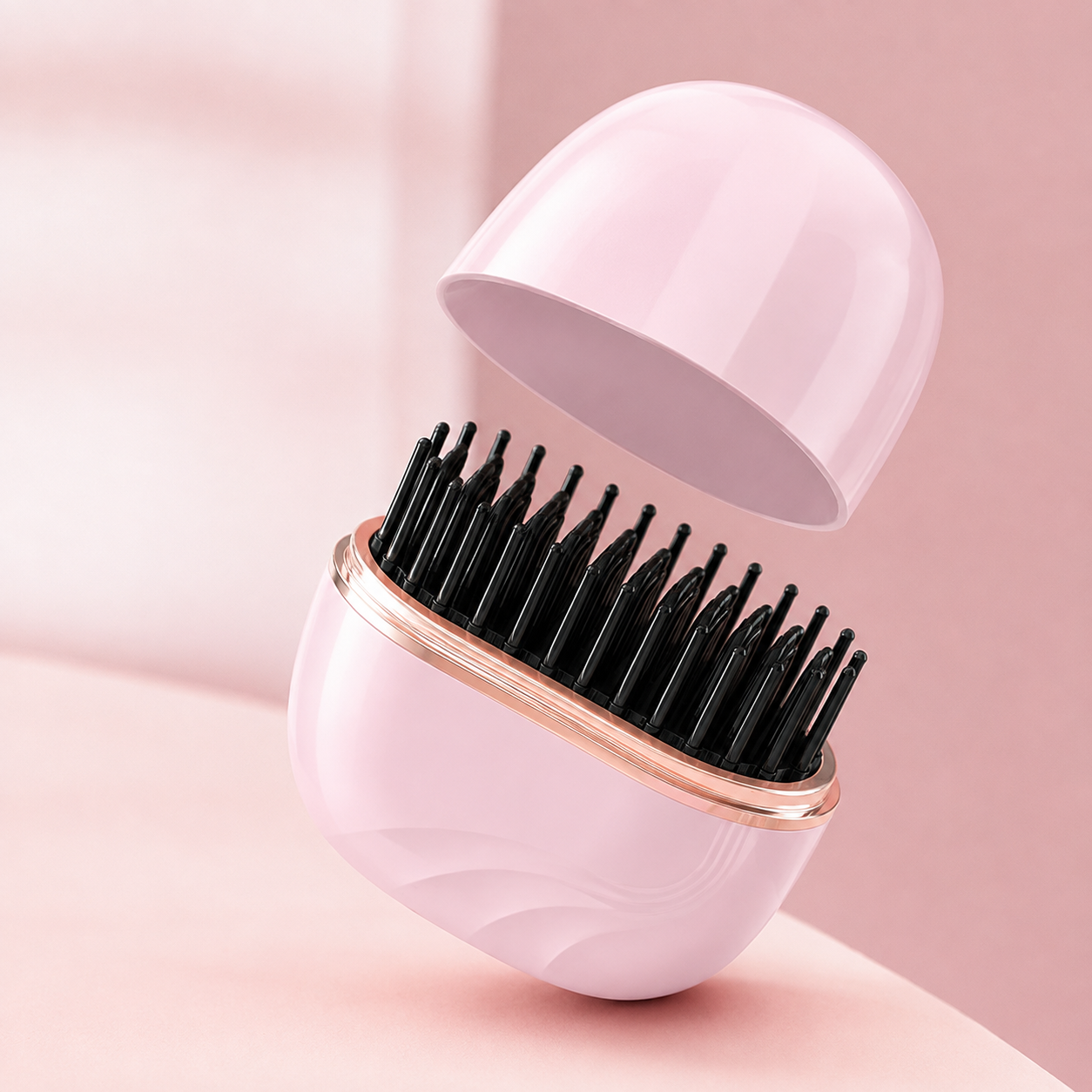 Mini Hair Straightening Comb Wireless Charging Portable Multifunctional Hair Care Styling Comb