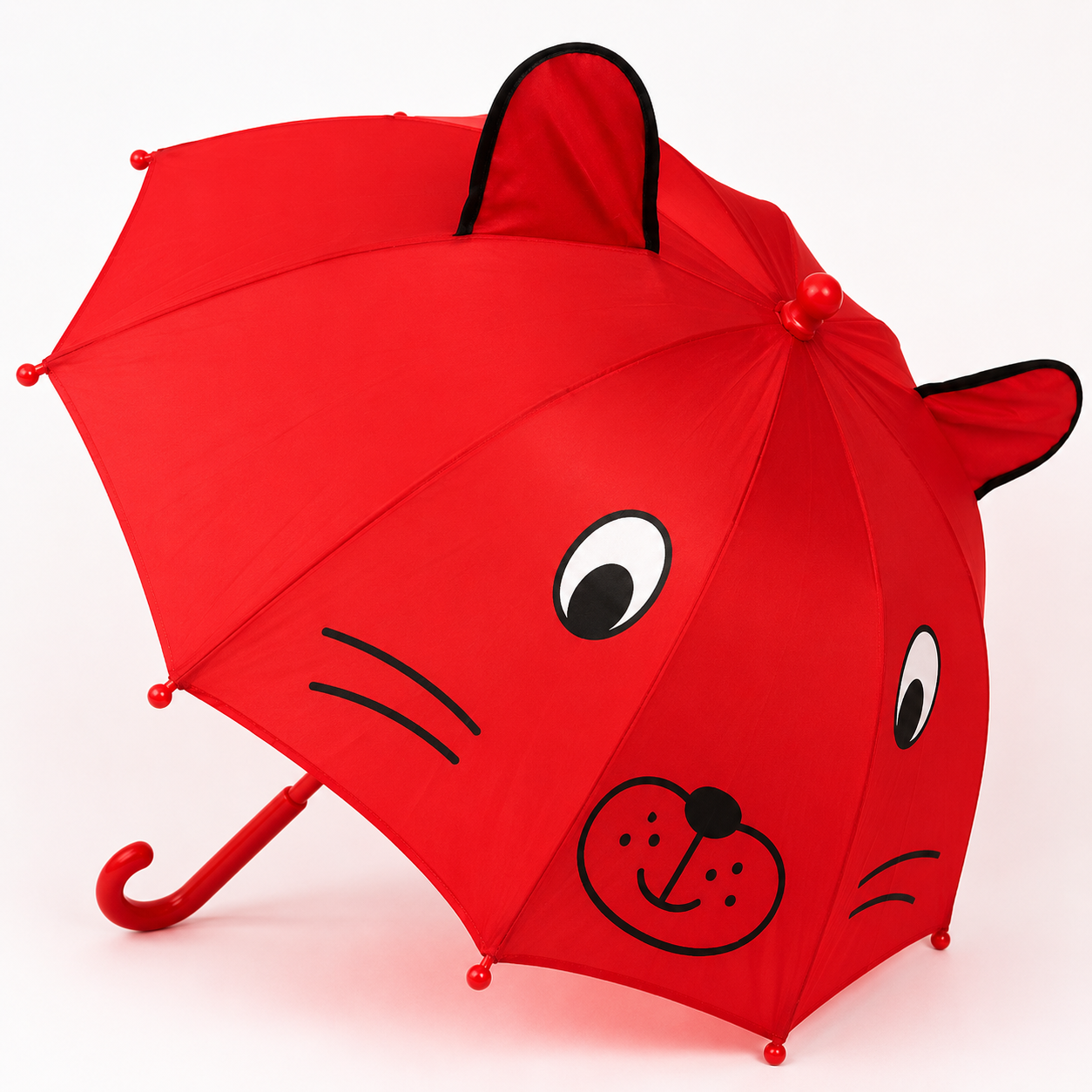 Small Kids Cartoon Umbrella – Multicolor, Random Shape & Design, Lightweight & Compact