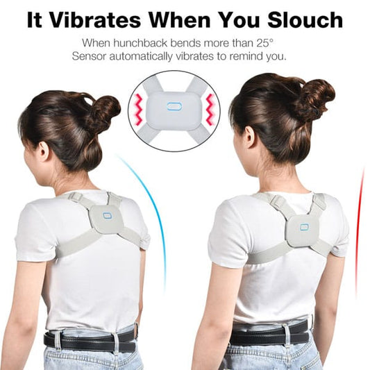 Adjustable Body Posture Corrector Belt – Back & Shoulder Support Brace for Men and Women | Spine Alignment & Pain Relief