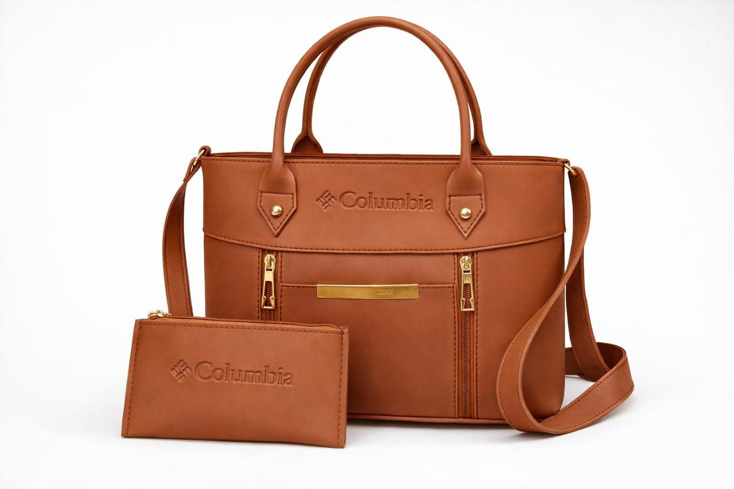 Luxe Signature 2-Piece Tote Handbag Set Black